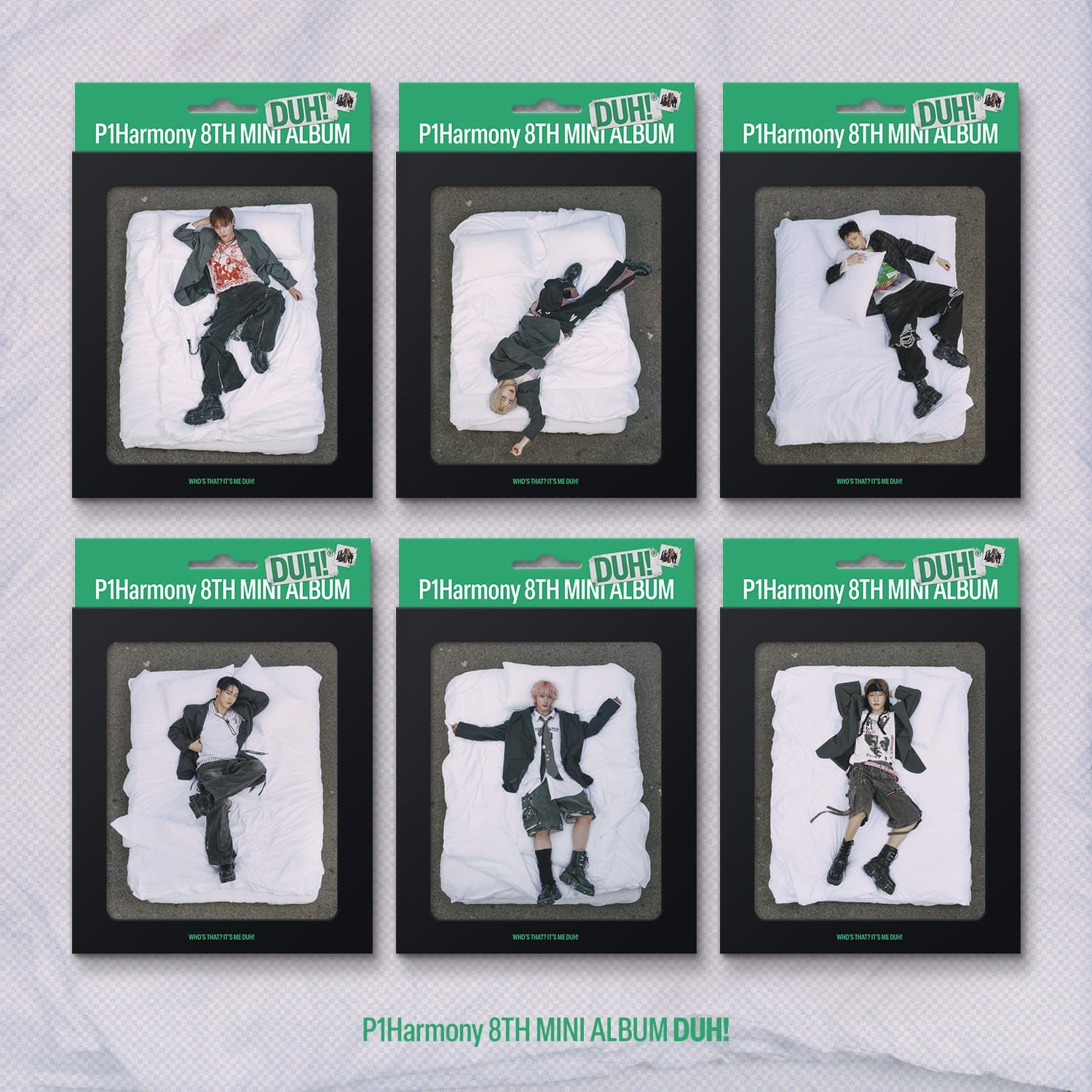 P1Harmony 8th Mini Album DUH! (Compact H Version) – album (Keeho / / ) | HobiEgo