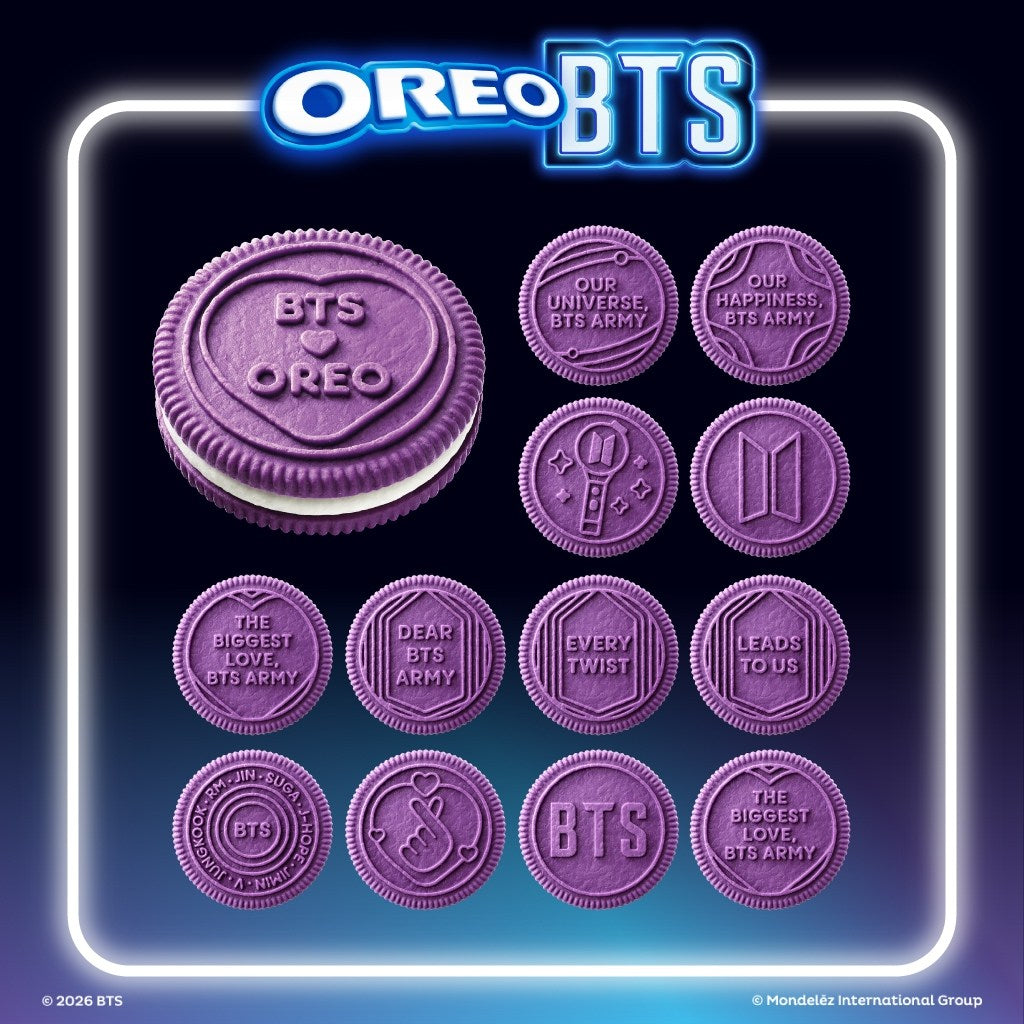 BTS x OREO Brown Sugar Pancake Flavour Creme 100g