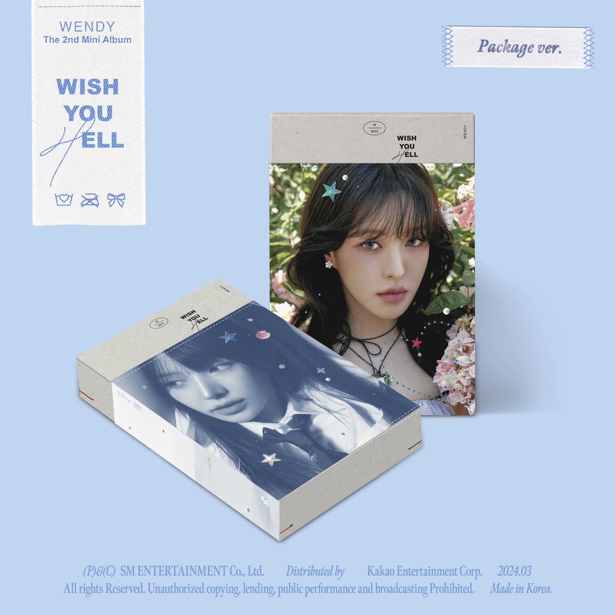 WENDY 2nd Mini Album Wish You Hell (Package Version) + APPLE MUSIC POB