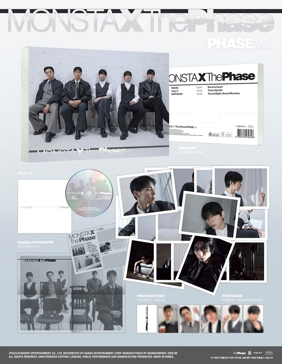 MONSTA X EP Album The Phase