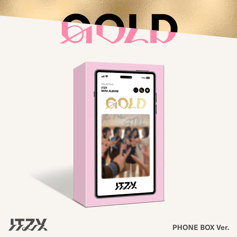 ITZY 9th Mini Album GOLD (PHONE BOX Version)