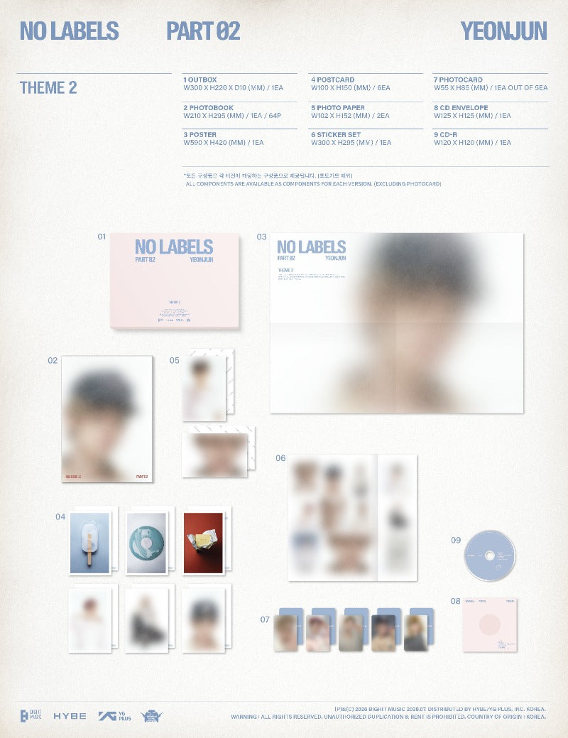 YEONJUN 2nd Mini Album NO LABELS: PART 02