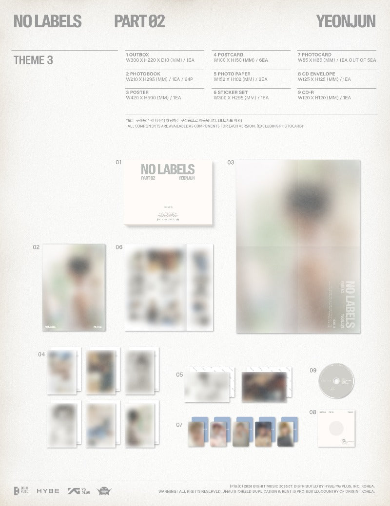 YEONJUN 2nd Mini Album NO LABELS: PART 02
