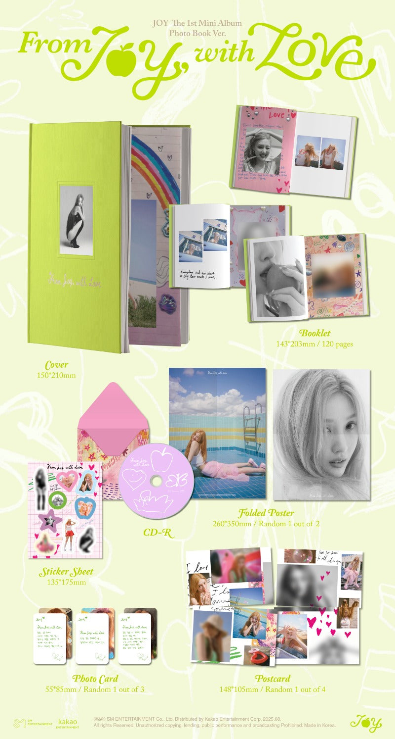 JOY 1st Mini Album From JOY, with Love