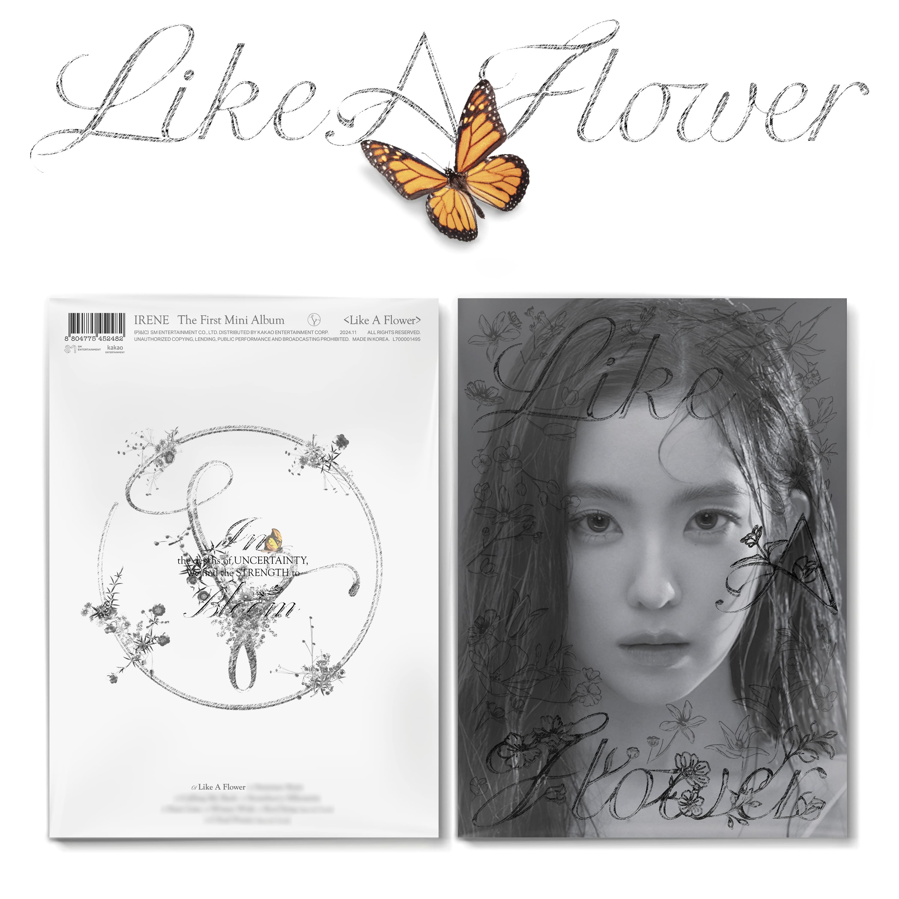 PRE-ORDER IRENE 1st Mini Album Like A Flower (Photobook Version)