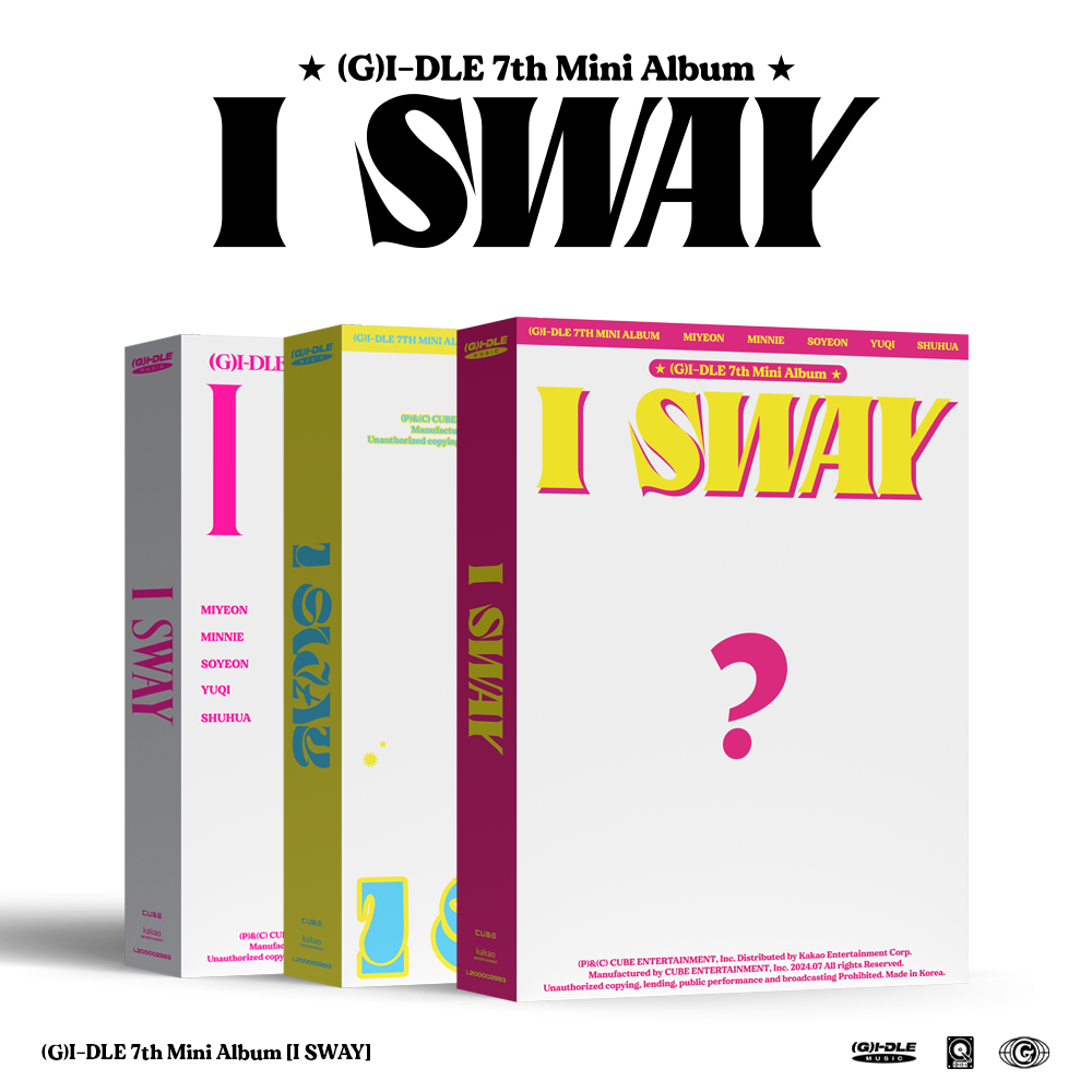 (G)I-DLE 7th Mini Album I SWAY + APPLE MUSIC POB