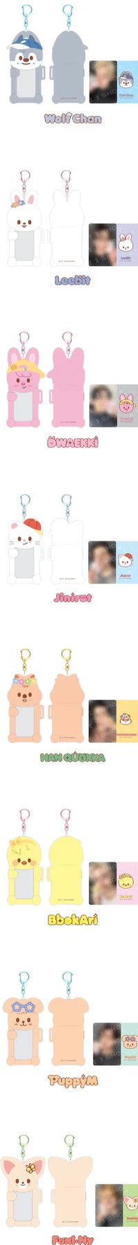 PRE-ORDER Stray Kids SKZOO X SANRIO CONNECTING PHOTOCARD HOLDER