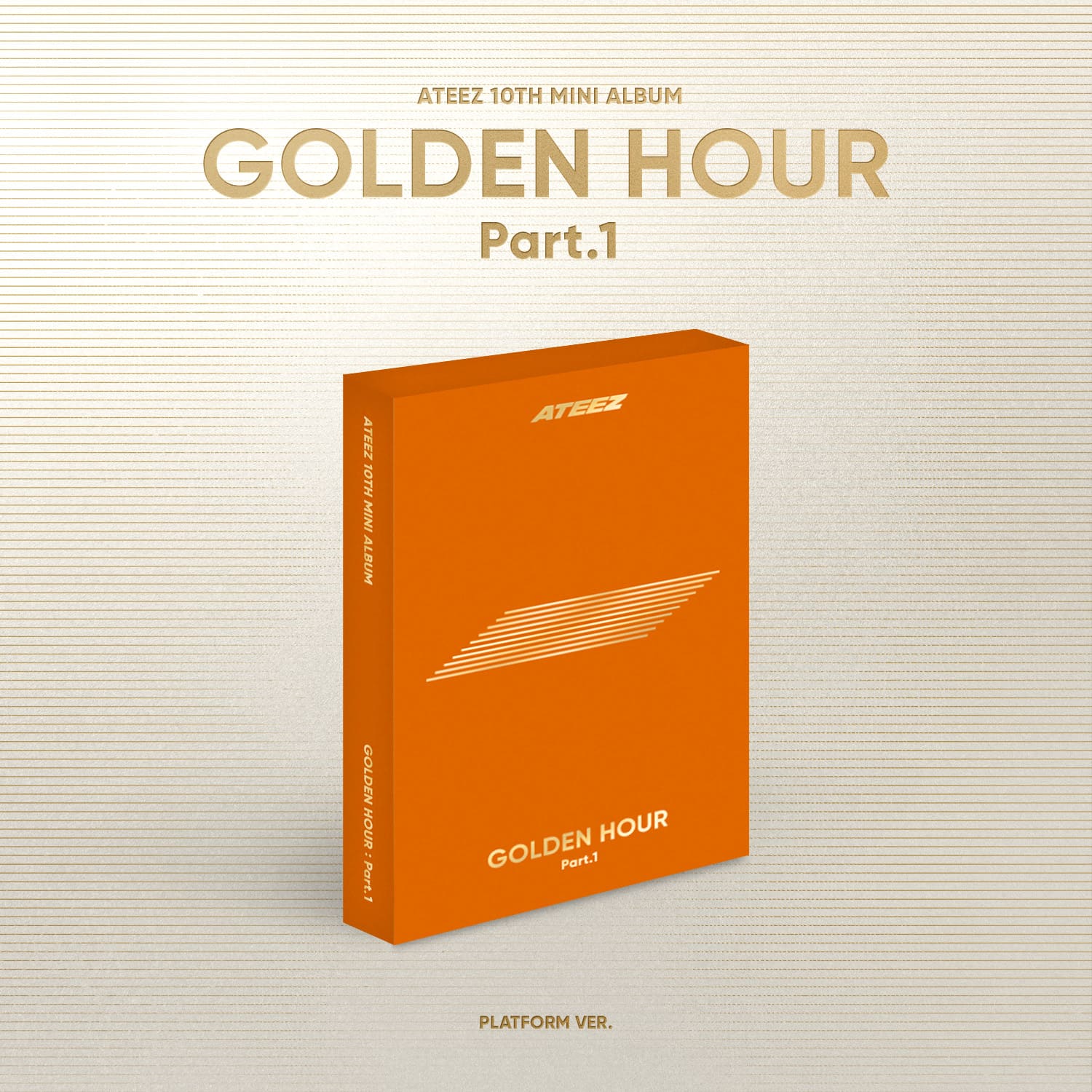 ATEEZ 10th Mini Album GOLDEN HOUR : Part.1 (Platform Version)