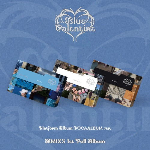 PRE-ORDER NMIXX 1st Full Album Blue Valentine (Platform Album POCAALBUM Version)