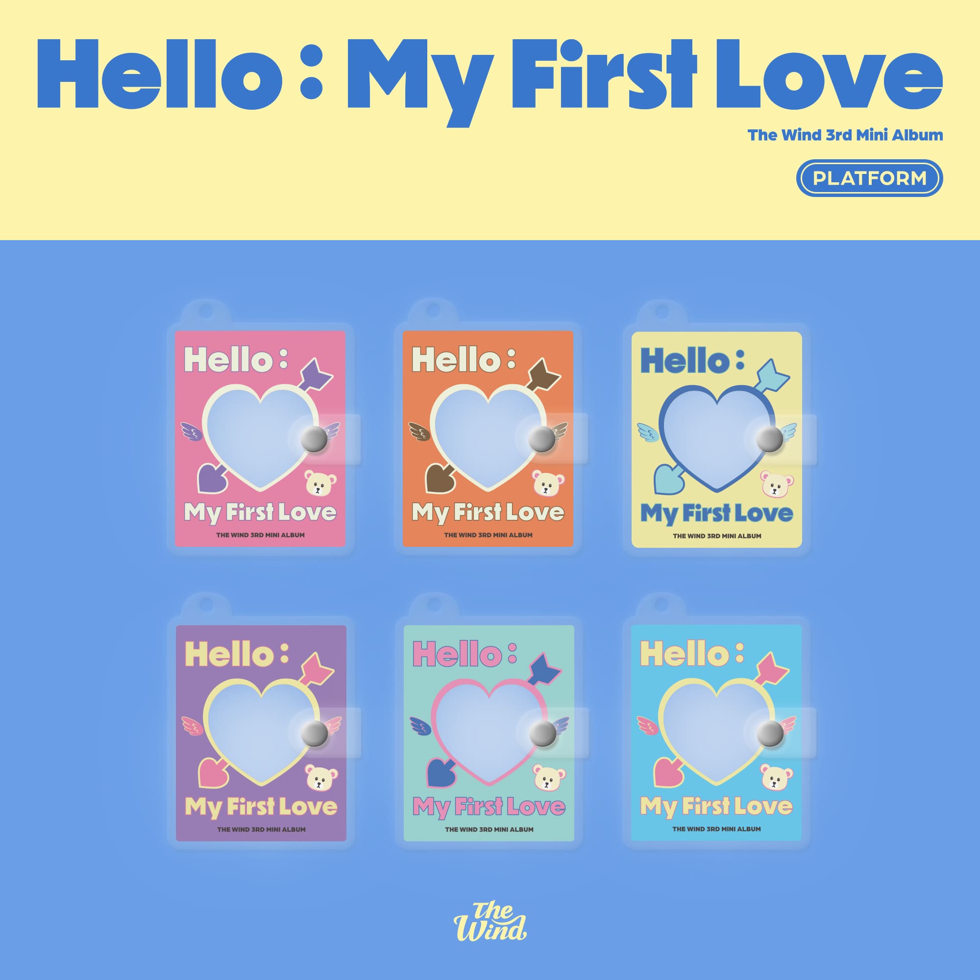 The Wind 3rd Mini Album Hello : My First Love Platform Version