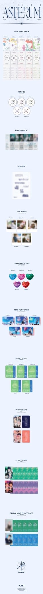 PLAVE 2nd Mini Album ASTERUM : 134 - 1 (Mini CD Version) – album (Yejun (BLUE) / / ) | HobiEgo