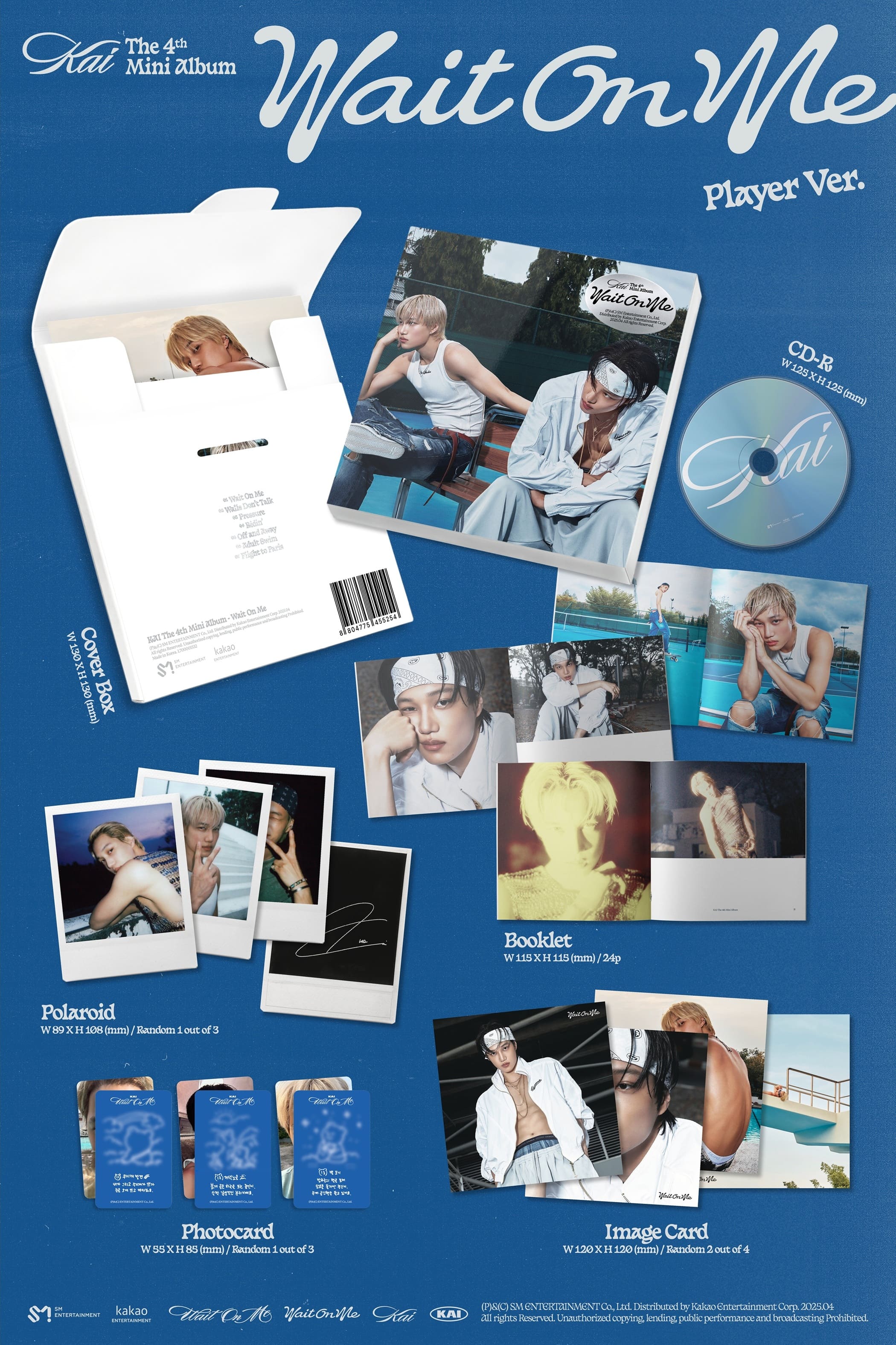 KAI 4th Mini Album Wait On Me (Player Version)