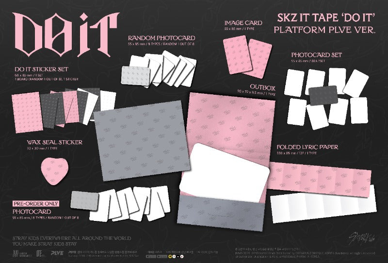 PRE-ORDER Stray Kids SKZ IT TAPE DO IT (PLATFORM PLVE Version)