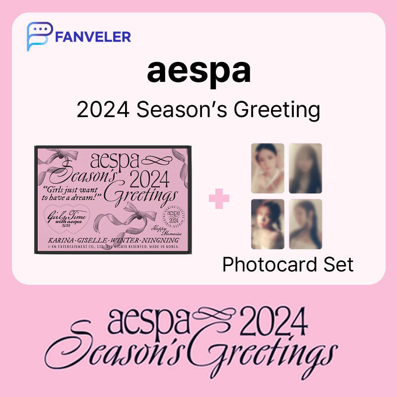 AESPA 2024 Season's Greetings + FANVELER POB Set and Special Gift Set