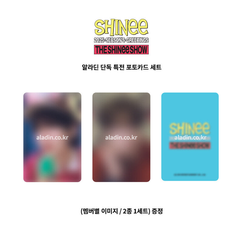 PRE-ORDER SHINEE 2025 Season's Greetings + Aladin POB