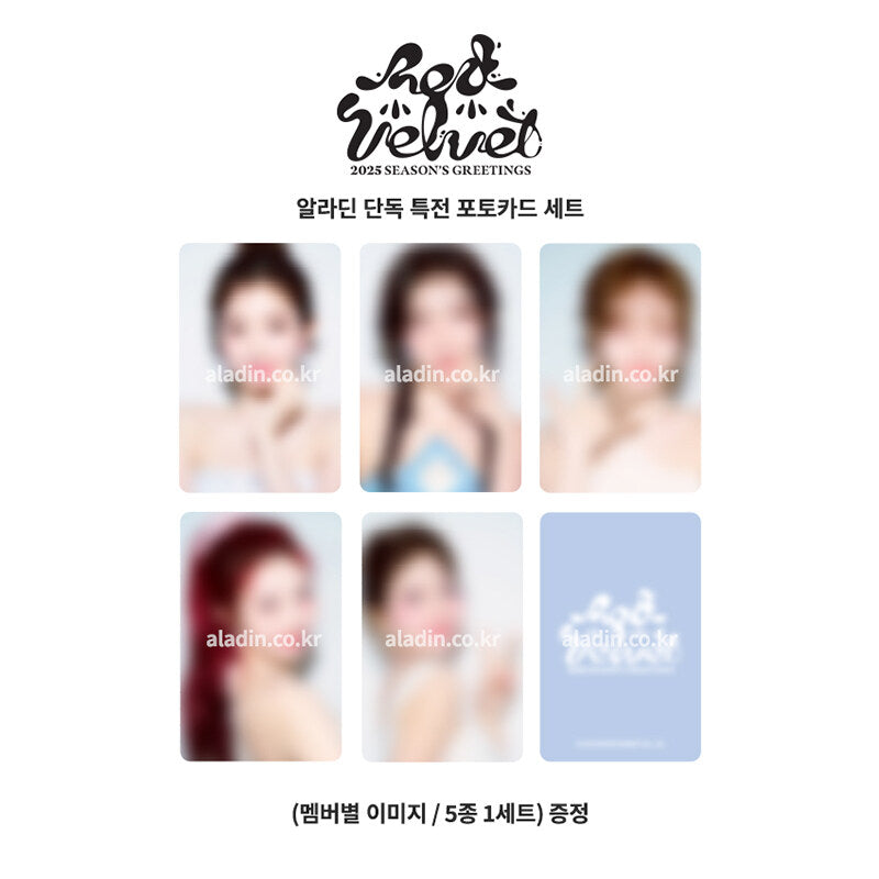 PRE-ORDER RED VELVET 2025 Season's Greetings + Aladin POB