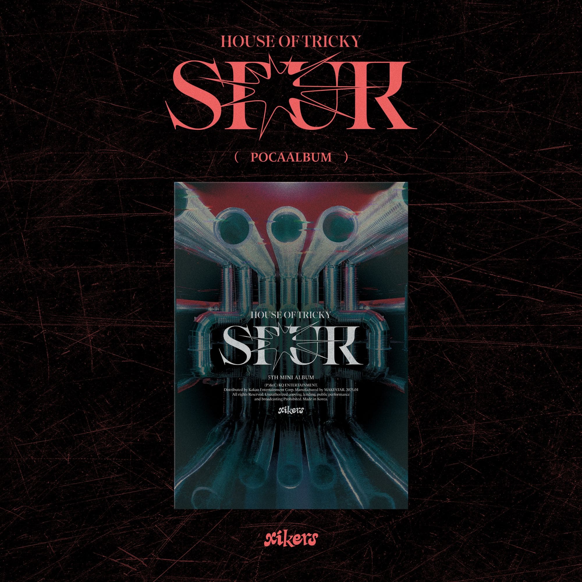 xikers 5th Mini Album HOUSE OF TRICKY : SPUR (POCAALBUM)