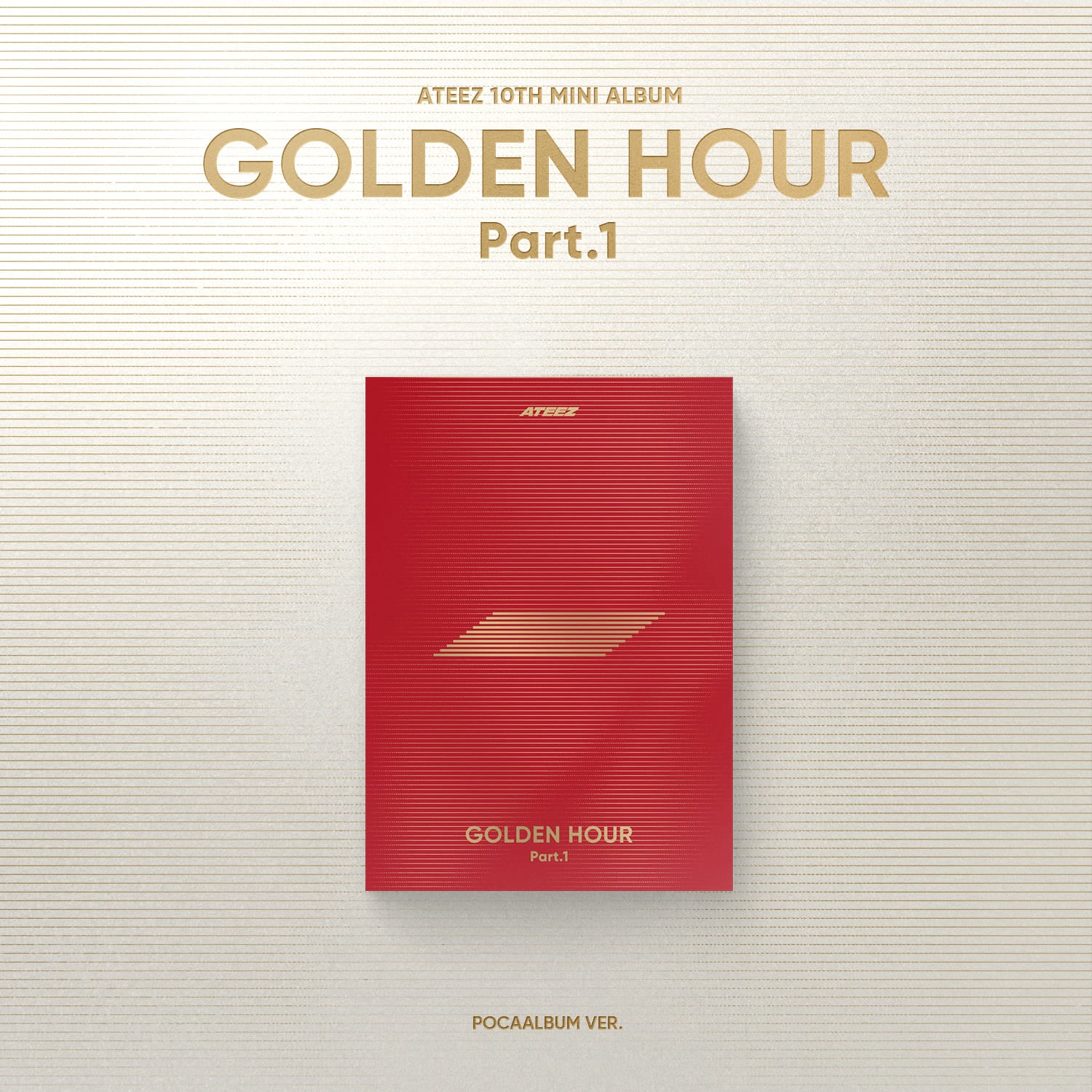 ATEEZ 10th Mini Album GOLDEN HOUR : Part.1 (POCAALBUM)