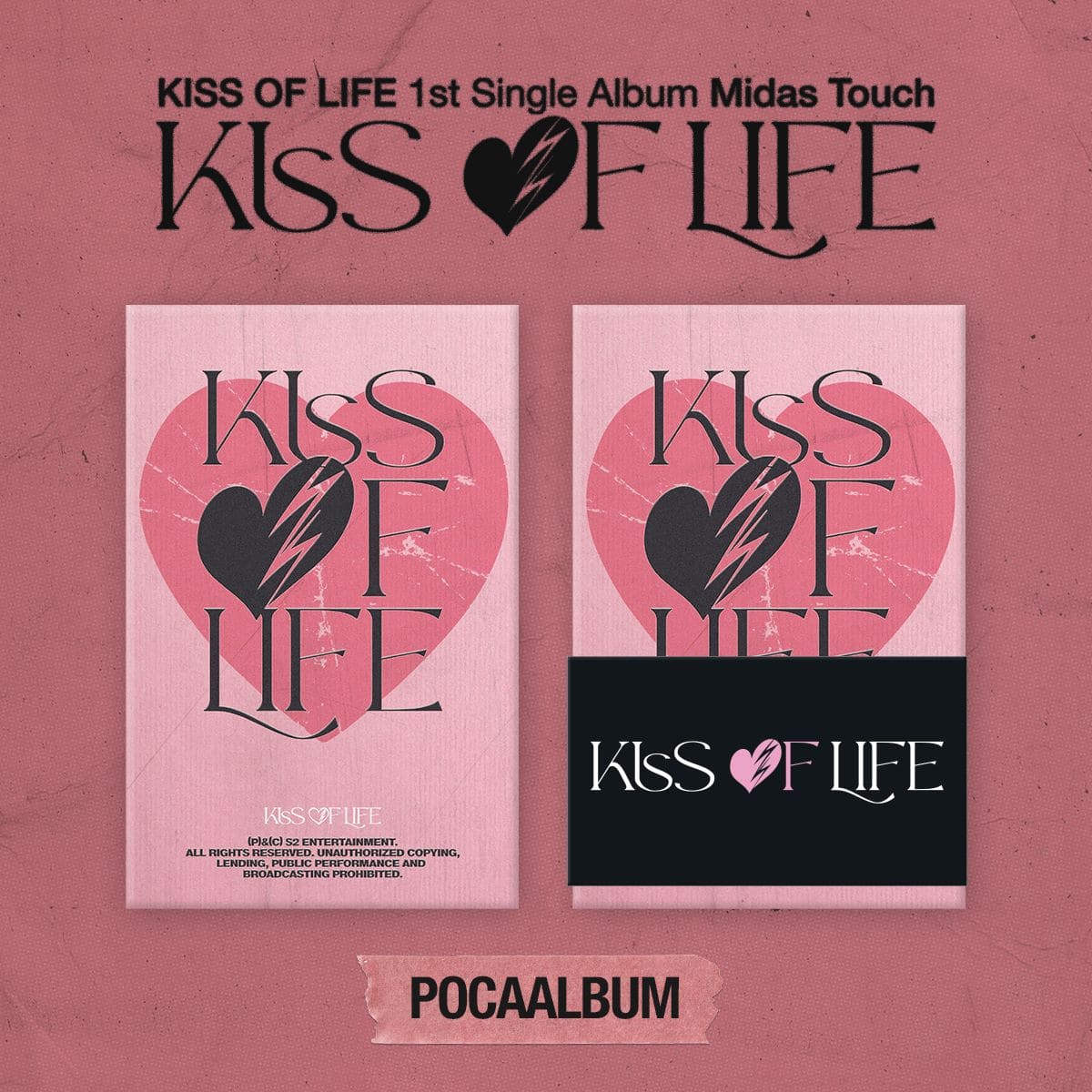 KISS OF LIFE 1st Single Album Midas Touch (POCA ALBUMS Version)