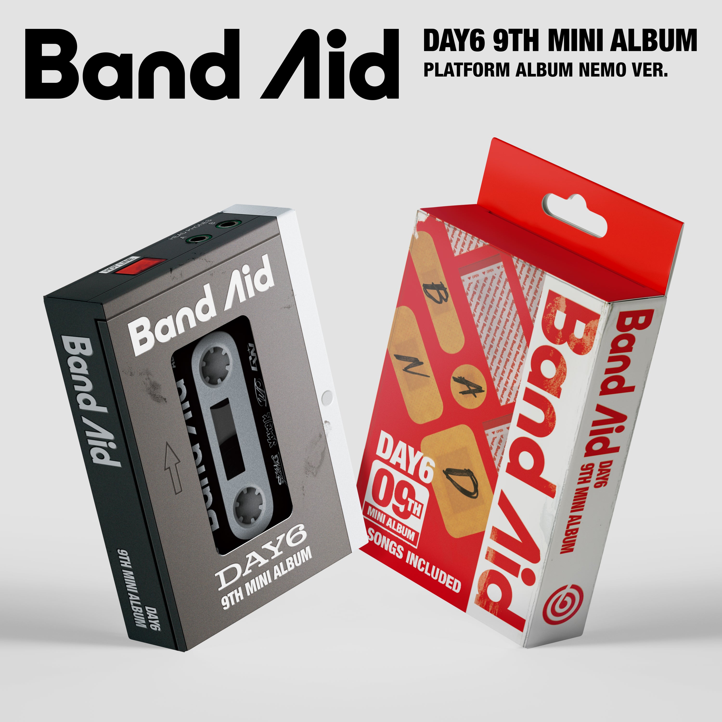 DAY6 9th Mini Album Band Aid Platform Album Nemo Version