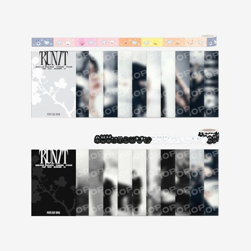PRE-ORDER Stray Kids World Tour RUN IT MD POSTCARD BOOK & ROLL STICKER SET