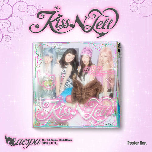 AESPA 1st Japan Mini Album KISS N TELL (Poster Version)