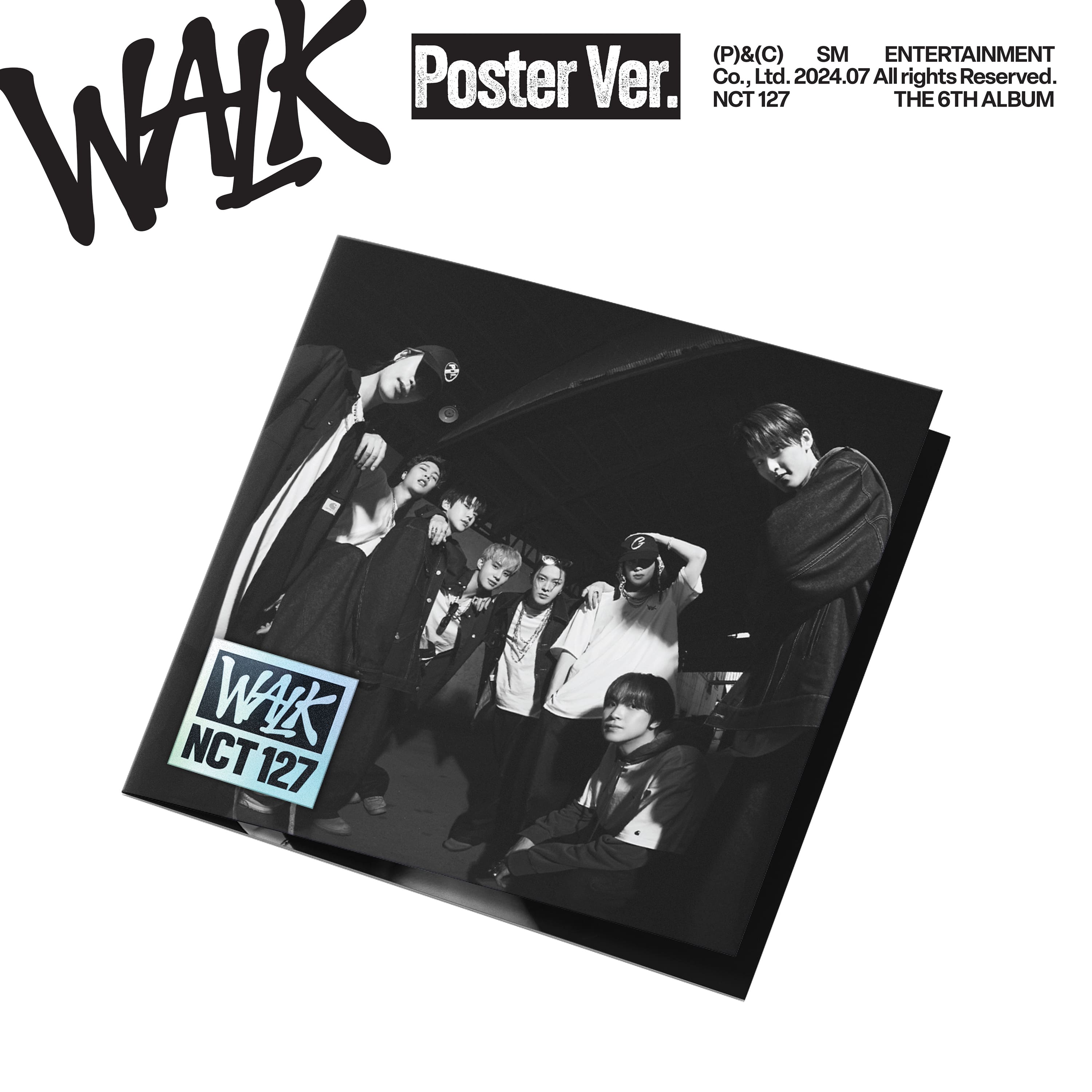 NCT 127 6th Album WALK (Poster Version)