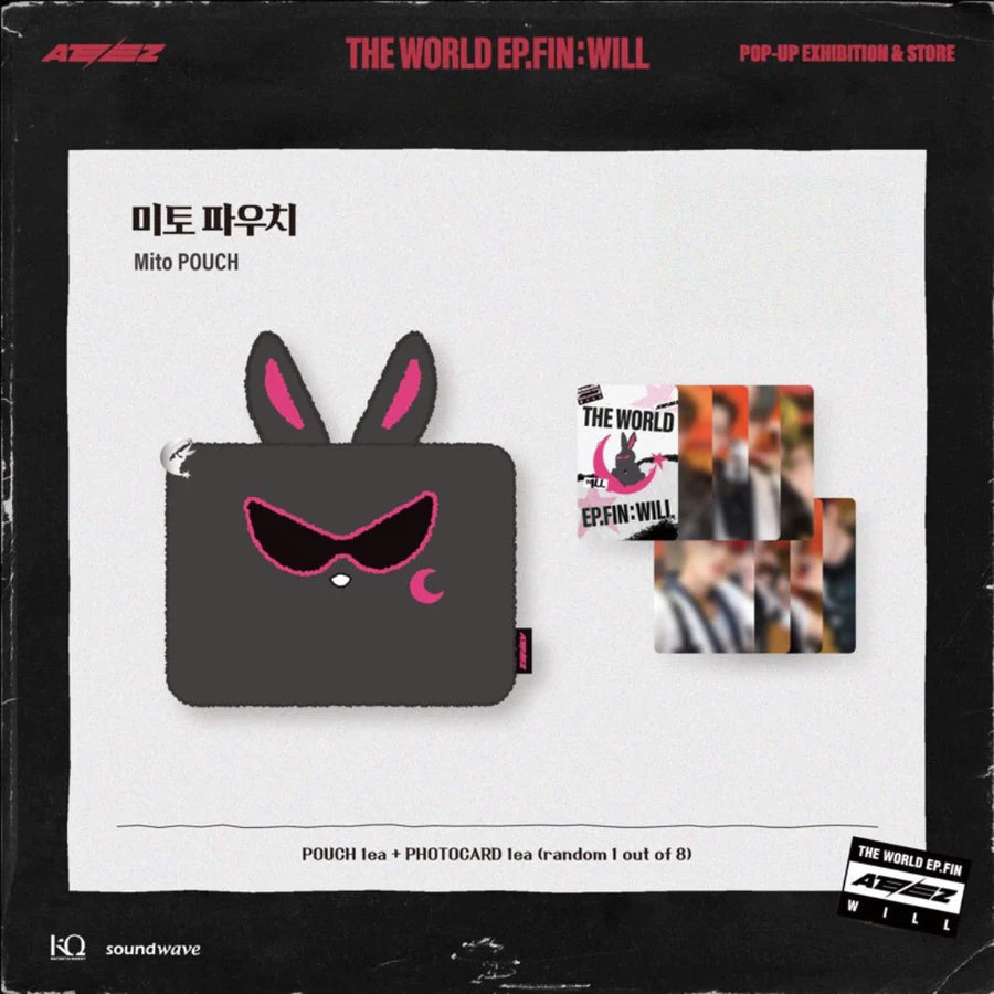 ATEEZ THE WORLD EP.FIN: WILL Goods MITO Pouch