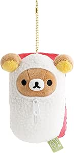 San-X Rilakkuma "Always Sushi Goods" Sushi Pendant Plush Rilakkuma