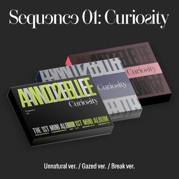 PRE - ORDER AND2BLE 1st Mini Album Sequence 01: Curiosity – album  (Unnatural / / ) | HobiEgo K - pop Shop