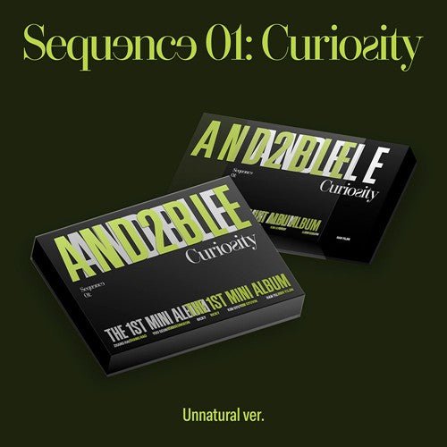 PRE - ORDER AND2BLE 1st Mini Album Sequence 01: Curiosity – album  (Unnatural / / ) | HobiEgo K - pop Shop