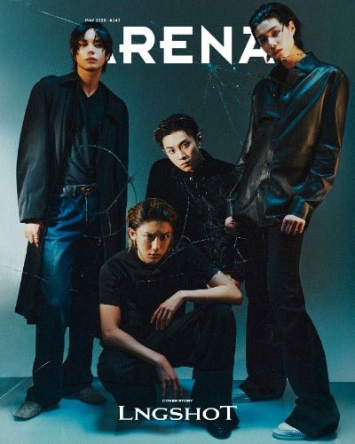 PRE - ORDER ARENA HOMME+ Magazine May 2026 Cover : LNGSHOT – merch  (Group A / / ) | HobiEgo K - pop Shop
