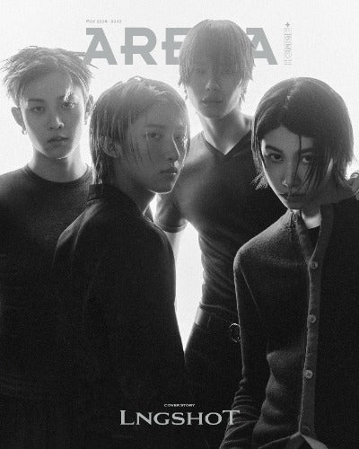 PRE - ORDER ARENA HOMME+ Magazine May 2026 Cover : LNGSHOT – merch  (Group B / / ) | HobiEgo K - pop Shop