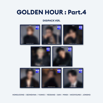 PRE - ORDER ATEEZ GOLDEN HOUR : Part.4 Digipack (hello82) (Europe POP - UP Exclusive) – album  (Random / / ) | HobiEgo