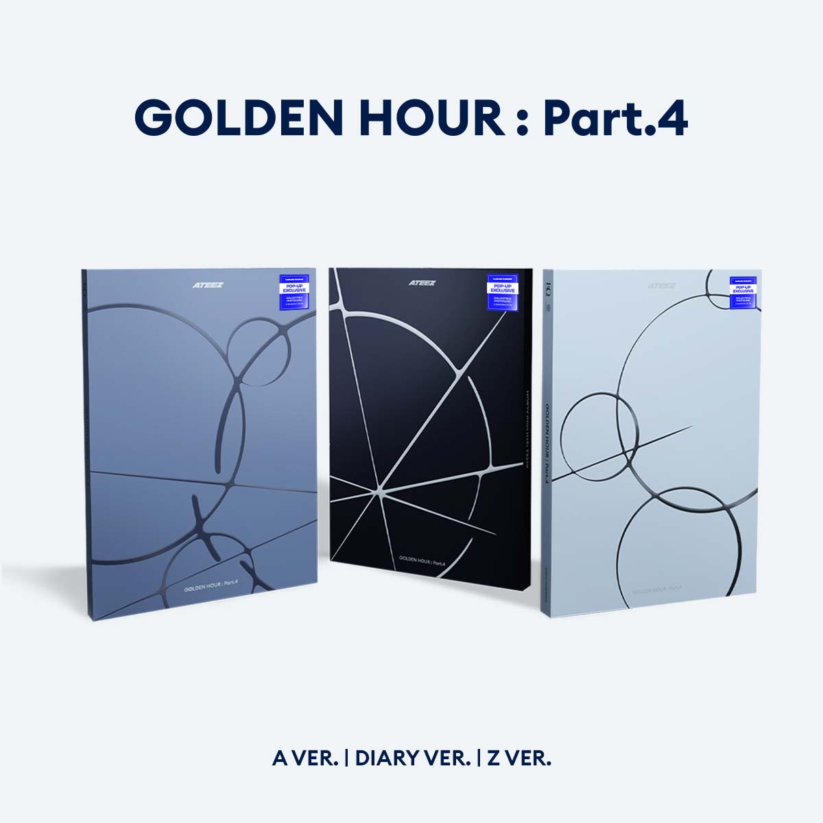 PRE - ORDER ATEEZ GOLDEN HOUR : Part.4 (hello82) (Europe POP - UP Exclusive) – album  (A / / ) | HobiEgo