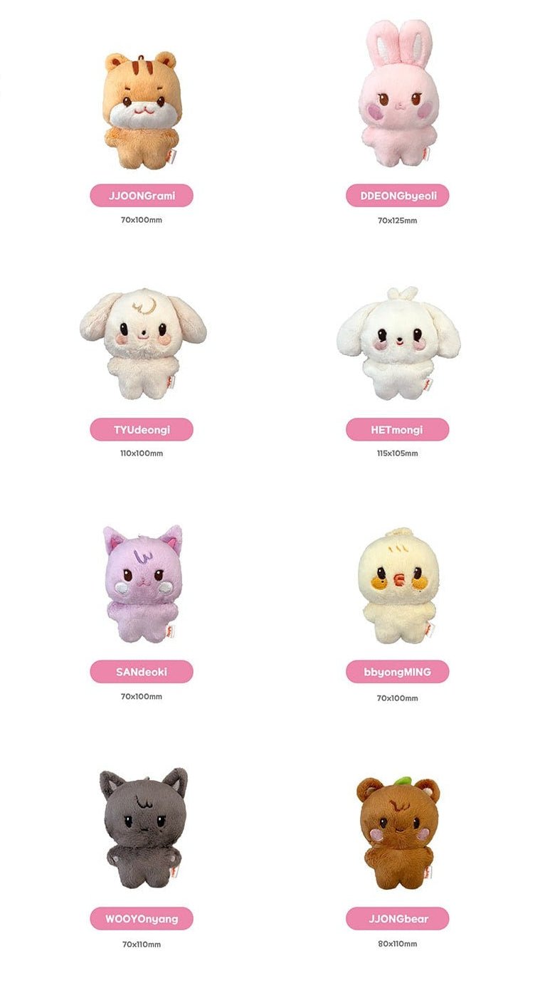 PRE - ORDER ATEEZ MD ANITEEZ IN COLOR - TINY ANITEEZ PLUSH DOLL – merch  (HONGJOONG x JJOONGrami / / ) | HobiEgo K - pop Shop