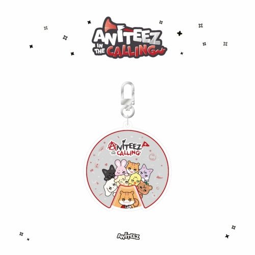 PRE - ORDER ATEEZ X ANITEEZ ANITEEZ IN THE CALLING Acrylic Roulette Keyring – Merchandise ( / / ) | HobiEgo