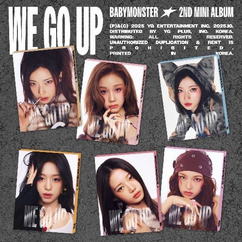 PRE - ORDER BABYMONSTER 2nd Mini Album WE GO UP (PATTERN Version) – album (Ruka / / ) | HobiEgo