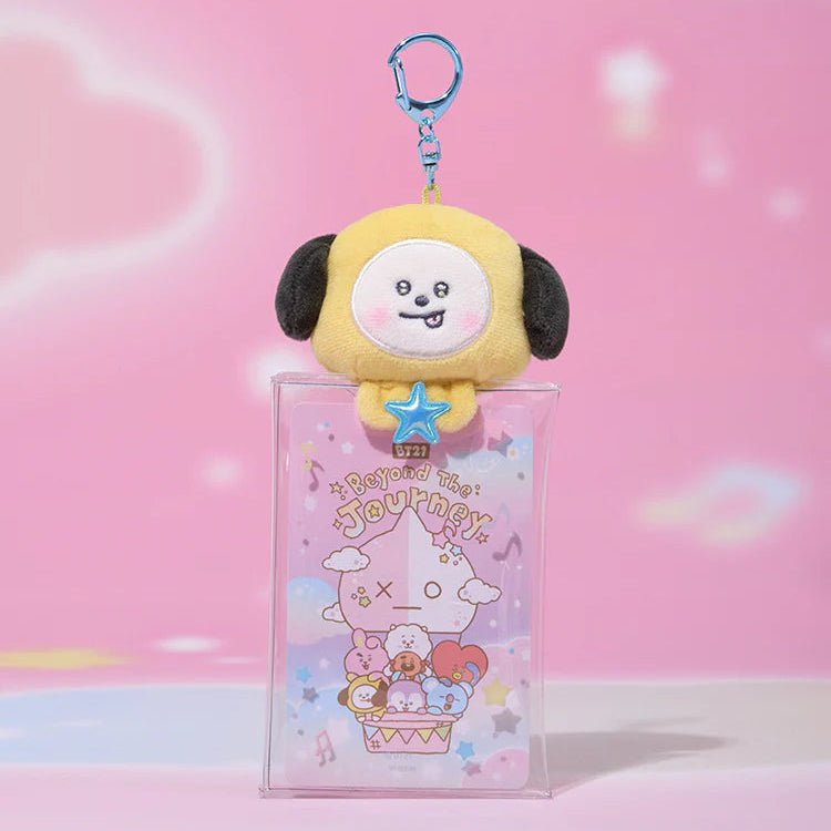 PRE - ORDER BT21 Beyond The Journey Clear Plush Pouch Keyring – merch  (Jimin = Chimmy / / ) | HobiEgo K - pop Shop