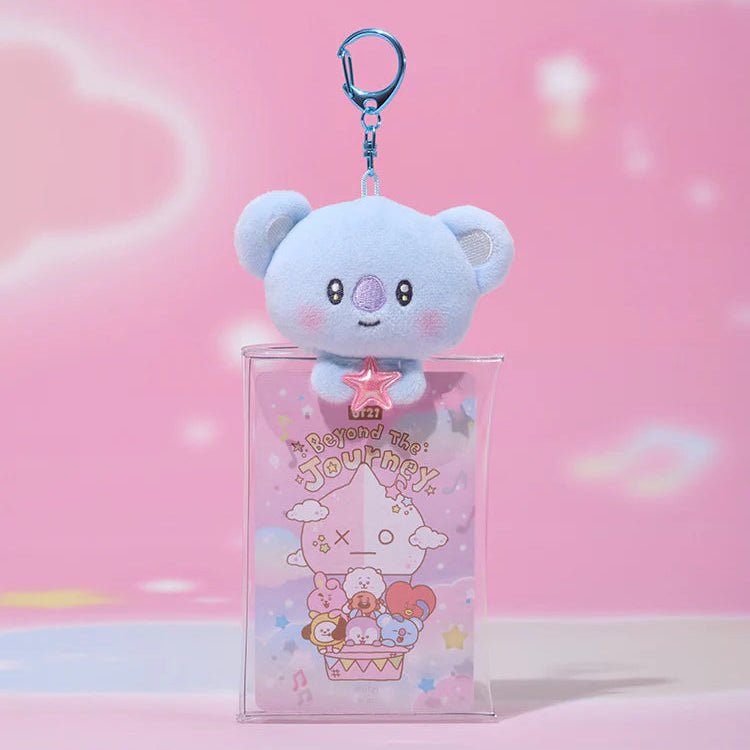 PRE - ORDER BT21 Beyond The Journey Clear Plush Pouch Keyring – merch  (RM = Koya / / ) | HobiEgo K - pop Shop