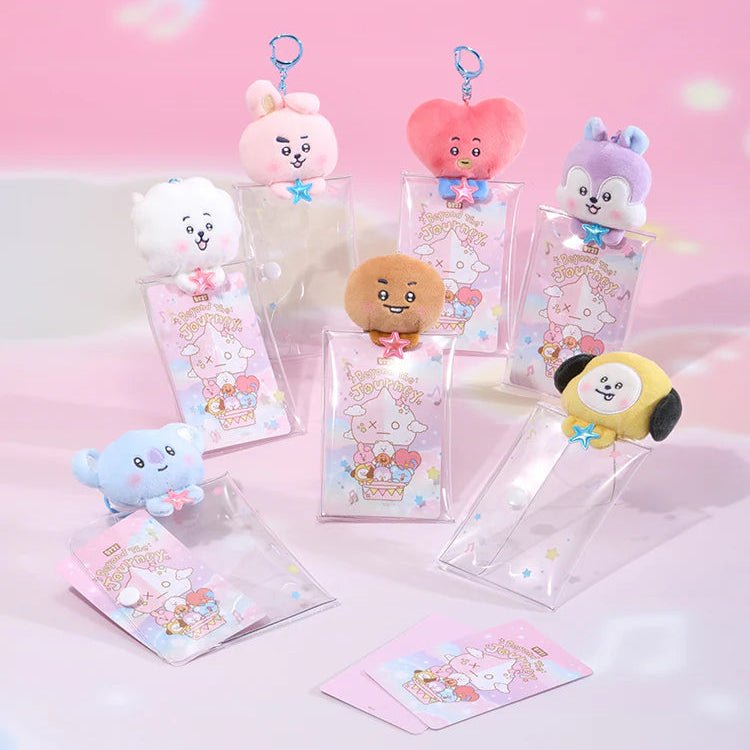 PRE - ORDER BT21 Beyond The Journey Clear Plush Pouch Keyring – merch  (RM = Koya / / ) | HobiEgo K - pop Shop
