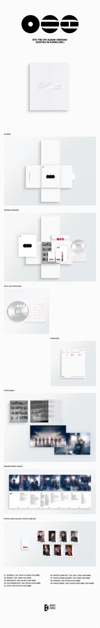 PRE - ORDER BTS 5th Full Album ARIRANG (Standard Version) – album  (Rooted In Korea / / ) | HobiEgo K - pop Shop