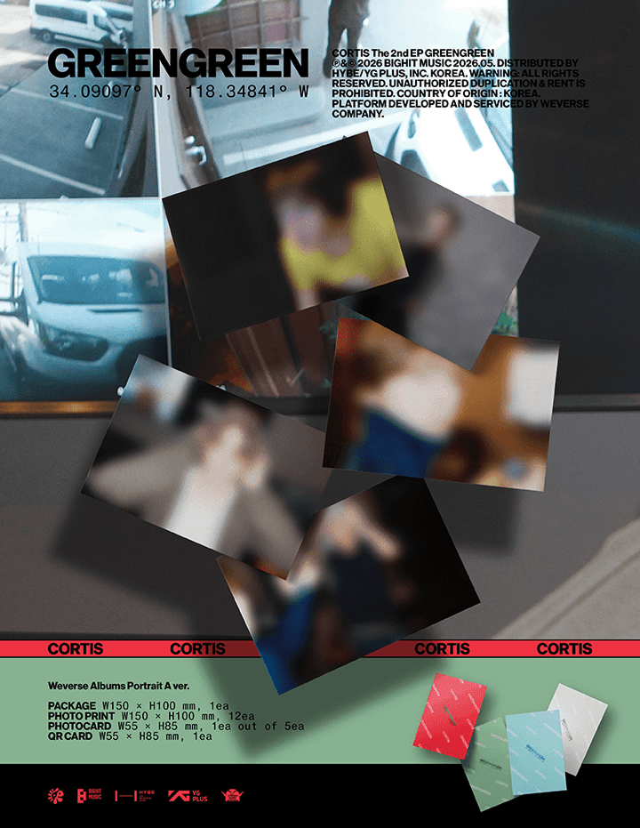 PRE - ORDER CORTIS 2nd EP GREENGREEN Weverse Albums Version – album  (Portrait A / / ) | HobiEgo K - pop Shop