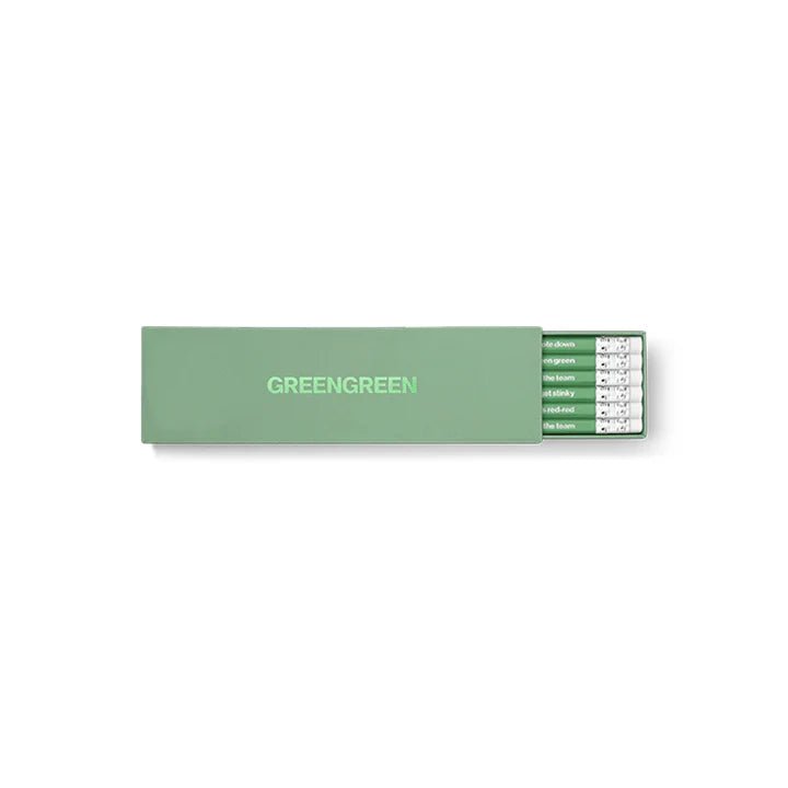 Pre - Order CORTIS - GREENGREEN OFFICIAL MD MESSAGE PENCIL SET – merch  ( / / ) | HobiEgo K - pop Shop