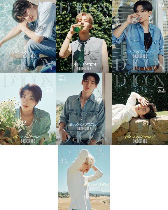 PRE - ORDER DICON VOLUME Nº30 ENHYPEN SPECIAL EDITION GOLDEN AGE – merch (Jungwon / / ) | HobiEgo