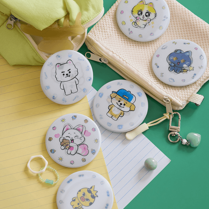 PRE - ORDER ENHYPEN MD ENCHIN Can Badge – merch  (Wonchu - Jungwon / / ) | HobiEgo K - pop Shop