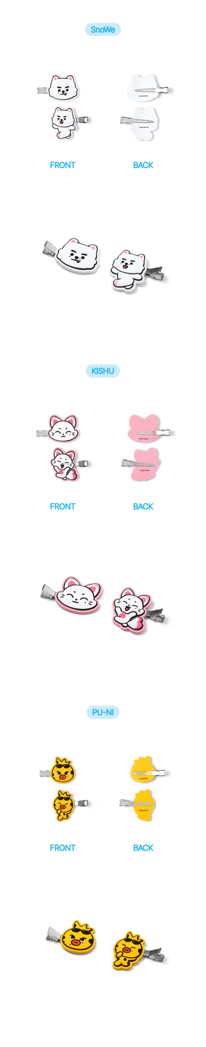 PRE - ORDER ENHYPEN MD ENCHIN Hair Pin Set – merch  (Wonchu - Jungwon / / ) | HobiEgo K - pop Shop