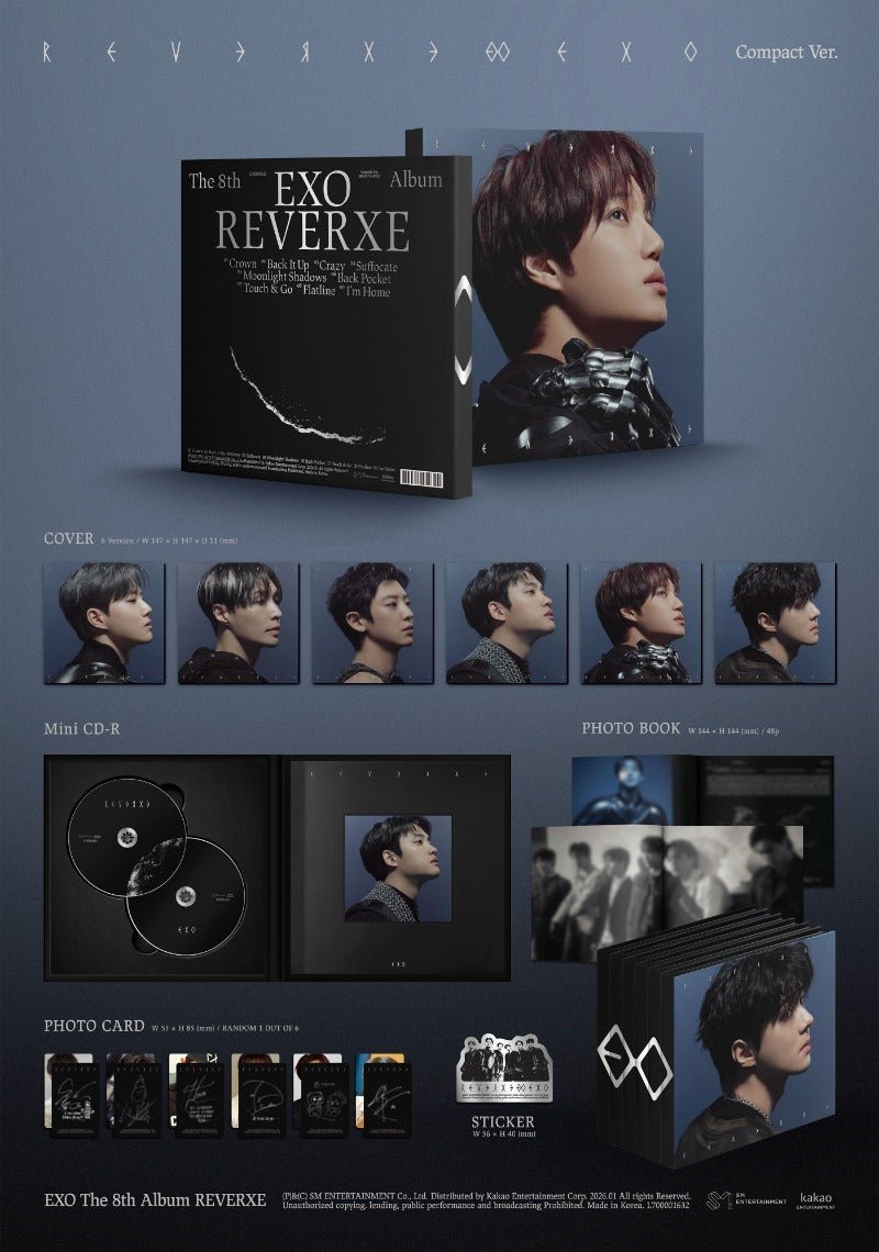 PRE - ORDER EXO 8th Full Album REVERXE (Compact Version) – album 8804775459320 ( / / ) | HobiEgo