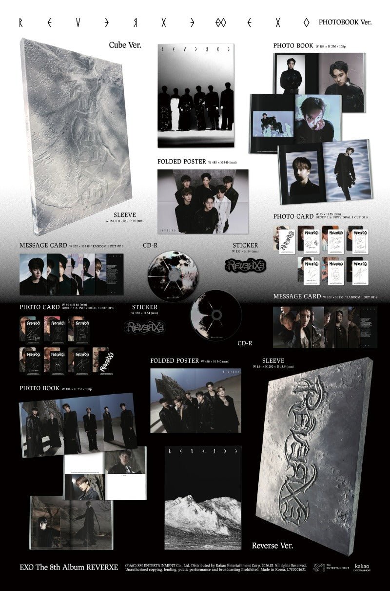 【美品】 k-pop EXO CD フォトブック6点セット EXO Albums | Official K-pop Albums from EXO & Solo Members – HobiEgo
