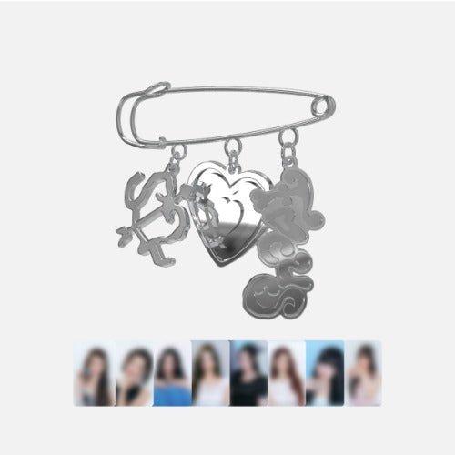 PRE - ORDER Hearts2Hearts MD FOCUS SYMBOL BROOCH – merch  ( / / ) | HobiEgo K - pop Shop